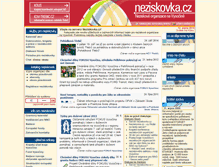Tablet Screenshot of neziskovka.cz